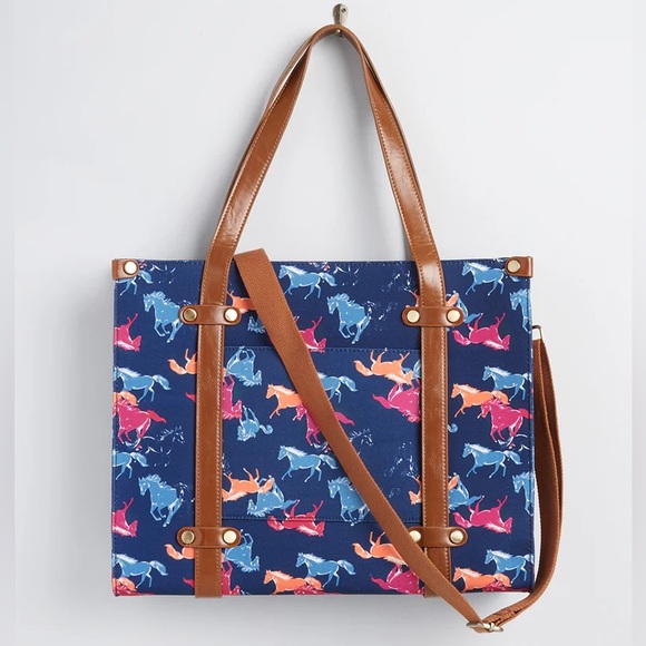 NWT *RARE* ModCloth Camp Director Tote Bag Multicolor...